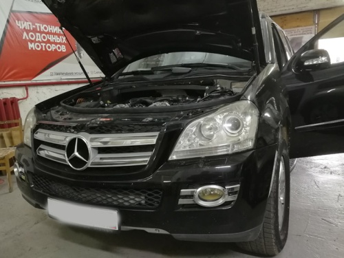 Mercedes GL320 3000CDI удаление сажевого фильтра и EGR