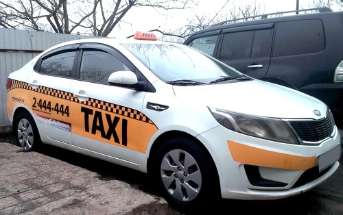 Kia RIO — такси — перевод на EURO2